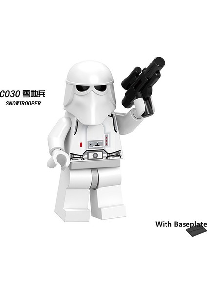 Gc Minifigures Star Wars Trooper Fırtına Leia Dart Vader Asi Genel Ağır Savaş Driod Modeli Yapı Taşları Çocuk Oyuncak (Yurt Dışından)