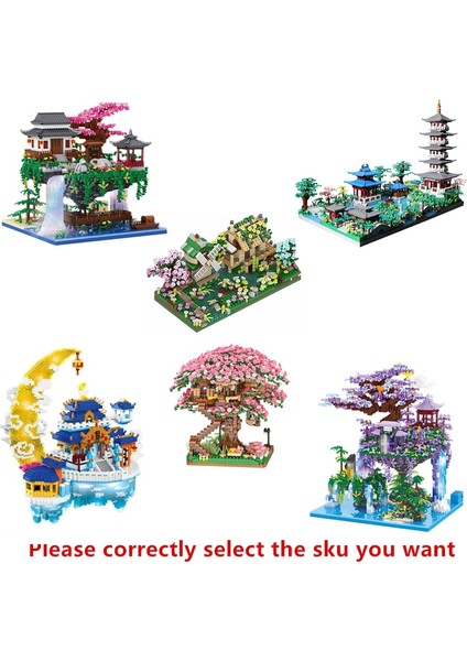 Ağaç Evi Elmas Yapı Taşları Bahçe Mimarisi Şelale Işık Dıy Tuğla Oyuncak Çocuk Için 12 Yıldan Fazla Yetişkin Hediye 3320 Pc (Yurt Dışından) modelleri
