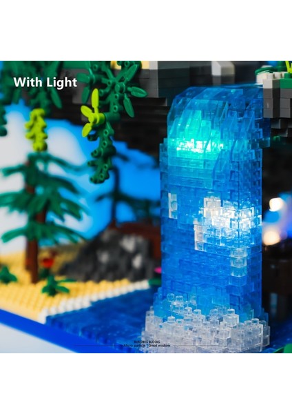 Ağaç Evi Elmas Yapı Taşları Bahçe Mimarisi Şelale Işık Dıy Tuğla Oyuncak Çocuk Için 12 Yıldan Fazla Yetişkin Hediye 3320 Pc (Yurt Dışından) indirimleri