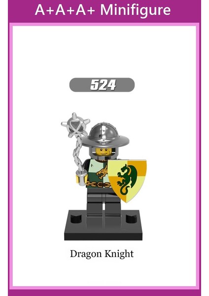 Minifigures X0148 Ortaçağ Şövalyesi Reloaded Dragon Knight Yapı Taşları Oyuncaklar (Yurt Dışından) indirimleri