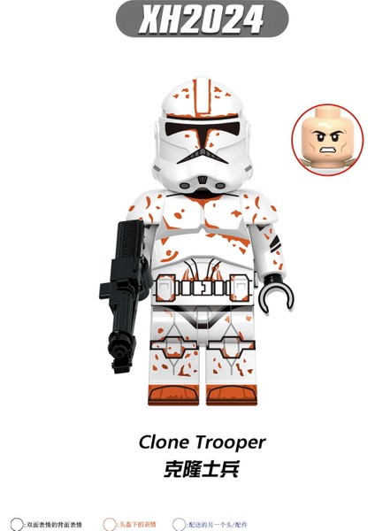 8 Adet/takım Yıldız Savaşı Figürleri Yapı Taşları Kaptan Gri 13TH Komutanı Clone Trooper Minifigures Çocuk Oyuncakları X0351 (Yurt Dışından) fırsatları