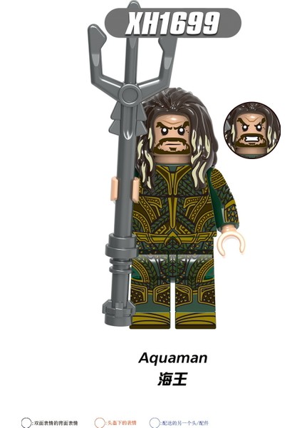 Adet/takım Dc Justice League Superman Yapı Tuğlaları Wonder Woman Aquaman Cyborg Mini Aksiyon Figürleri Film Tuğla Oyuncakları Çocuk Hediye Oyuncaklar X0312 (Yurt Dışından) modelleri