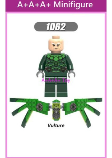 Minifigures X0231 Süper Kahraman Katliam Doktor Ahtapot Örümcek Adam Yapı Taşları Oyuncaklar 颜色:X1062 (Yurt Dışından)