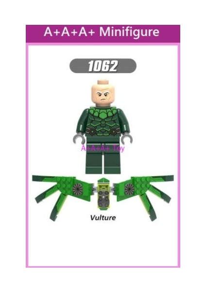 Minifigures X0231 Süper Kahraman Katliam Doktor Ahtapot Örümcek Adam Yapı Taşları Oyuncaklar 颜色:X1062 (Yurt Dışından)