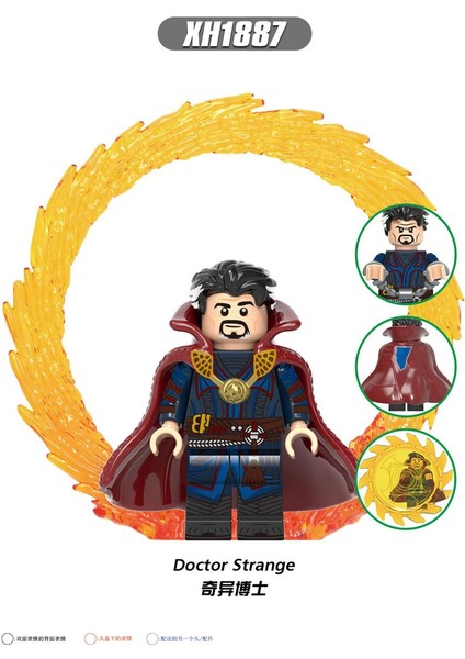 Tek Satış Marvel Doctor Strange Figürleri Yapı Brocks Defender Garip Usta Mordo Scarlet Witch Wong Çocuklar Için Blokları Tuğlaları Hediye Koleksiyonları Oyuncaklar X0335 Birleştirin (Yurt Dışından)