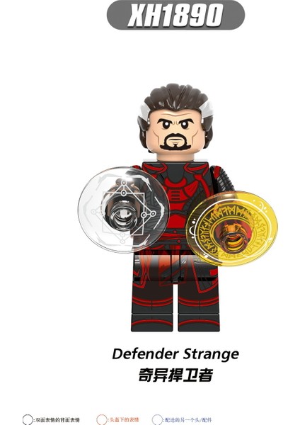 Tek Satış Marvel Doctor Strange Figürleri Yapı Brocks Defender Garip Usta Mordo Scarlet Witch Wong Çocuklar Için Blokları Tuğlaları Hediye Koleksiyonları Oyuncaklar X0335 Birleştirin (Yurt Dışından)