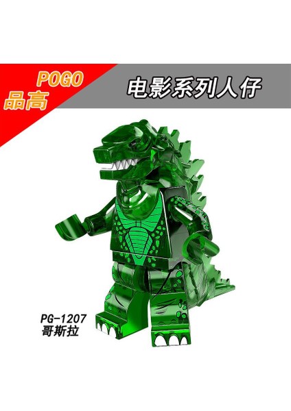 Tek Satış Sıcak Godzilla Yapı Taşı Dinozor Yapı Taşı Anime Karakter Serisi Oyuncaklar Çocuklar Için Hediye PG8090 (Yurt Dışından)