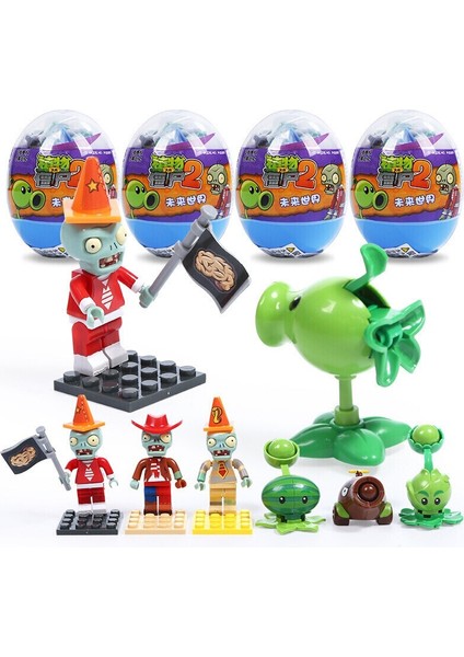 Yeşil Kedi Mevcut Oyun Bitkiler Vs Zombies Rakamlar Abs Peashooter Pvz Oyuncak Inşaat Blokları Bebek Erken Eğitici Oyuncak (Yurt Dışından) indirimleri
