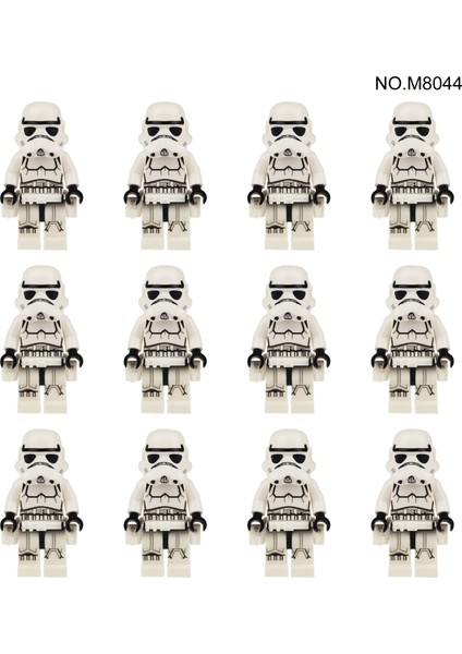 12 Adet Gezegen Çizgi Film Karakterleri Çocuk Montajlı Yapı Taşı Oyuncaklar Bebekler Savaş Iskeleti Imparatorluğu Stormtroopers (Yurt Dışından) indirimleri