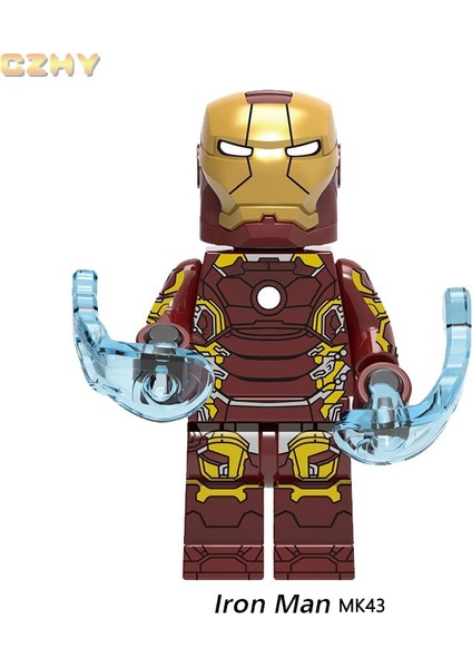 Mark 45 Yapı Taşları Ultron Mark 17 Mark 33 Mark 43 Çocuk Oyuncakları Için Rakamlar XH1339 颜色:XH1422 (Yurt Dışından)