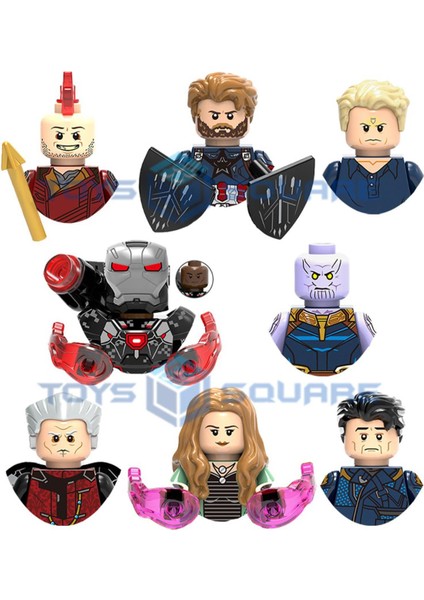 Thanos Kaptan Savaş Görüş Makinesi Toplayıcı Kraglin Amerika Cadı Starhawk Modeli Yapı Taşları Moc Tuğla Seti Hediyeler Oyuncaklar (Yurt Dışından)