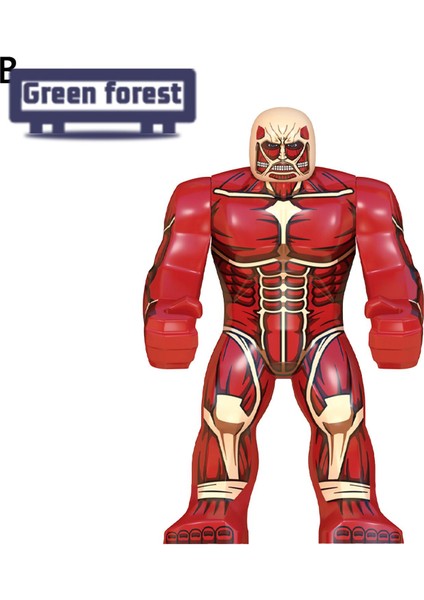 Yeşil Orman Karikatür Minifigure Çeşitli Stil Mini Anime Figürleri Yapı Taşı Oyuncak (Yurt Dışından) fırsatları