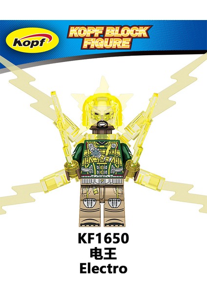 Tek Satış Marvel Doktor Garip Figürleri Yapı Brocks Elektro Daredevil Kertenkele Akbaba Yeşil Goblin Çocuklar Için Blokları Tuğlalar Hediye Oyuncaklar KF6154 (Yurt Dışından)