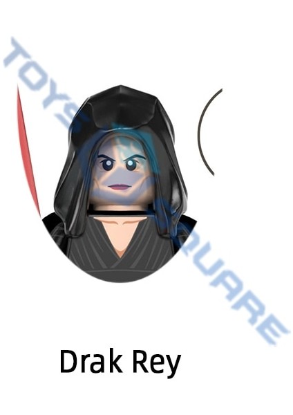 Dısney Drak Rey Finn Kylo Ren Lando Chewbacca Palpatine Bebek Yoda Modeli Yapı Taşları Moc Tuğla Seti Hediyeler Oyuncaklar Çocuklar Için (Yurt Dışından)