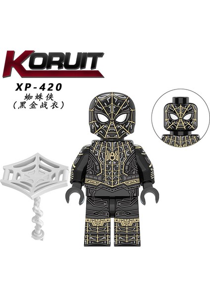 Adet/takım Marvel Örümcek Adam: Ev Yok Aksiyon Figürleri Brock Mysterio Ps4 Örümcek Adam Demir Örümcek Adam Yapı Taşları Tuğlalar Çocuklar Için Hediye Oyuncaklar KT1055 (Yurt Dışından)