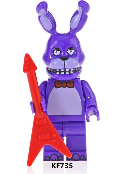 Pinshang Mevcut Fnaf Yapı Taşları Foxy Chica Bonnie Freddy'de Beş Gece Figürleri (Yurt Dışından) fırsatları