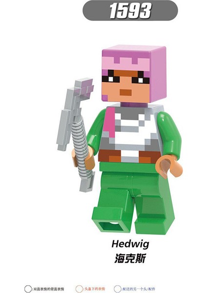 8 Adet/takım Minecraft Rakamlar Bina Tilki Köylü Kalamar Panda Blokları Tuğla Çocuklar Için Hediye Oyuncaklar X0299 (Yurt Dışından)