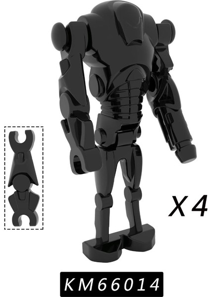 Tek Satış Yıldız Savaşı Figürleri Yapı Taşı Süper Savaş Droid Minifigures Çocuk Koleksiyonu Hediye Oyuncaklar Için Tuğlaları Birleştirin KM66014-66015 (Yurt Dışından)