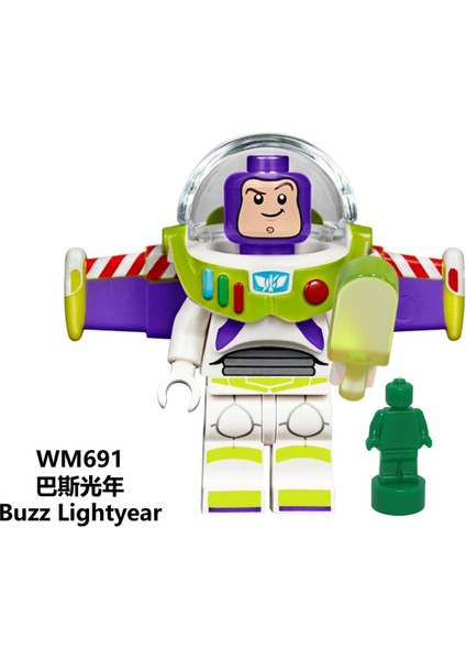 Tek Satış Disney Oyuncak Hikayesi 4 Yapı Taşları Woody Buzz Lightyear Jessie Alien Ducky Bo Peep Gaby Bebek Duke Caboom Yapı Taşları Tuğla Oyuncaklar Çocuklar Için WM6060 (Yurt Dışından)