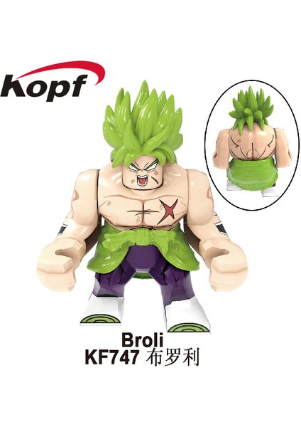 Tek Satış Anime Dragon Ball Z Yapı Taşları Büyük Figürler Broli Süper Saiyan Aksiyon Figürleri Tuğla Oyuncaklar Hediyeler Çocuk Oyuncakları KF6073 (Yurt Dışından) fiyatları