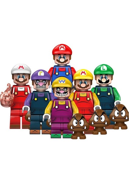 Süper Mario Minifigures Yapı Taşları Oyuncakları KDL805 Karakteriyle UYUMLU:K2033 (Yurt Dışından)