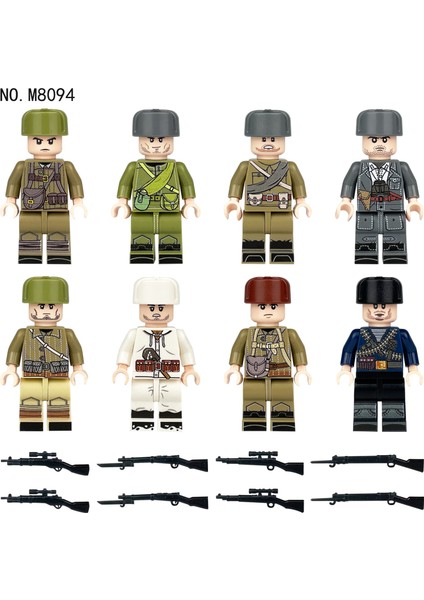 8pcs Ekipman Minifigures Küçük Parçacık Bebekleri Çocuk Montajlı Yapı Taşı Oyuncakları (Yurt Dışından) fırsatları