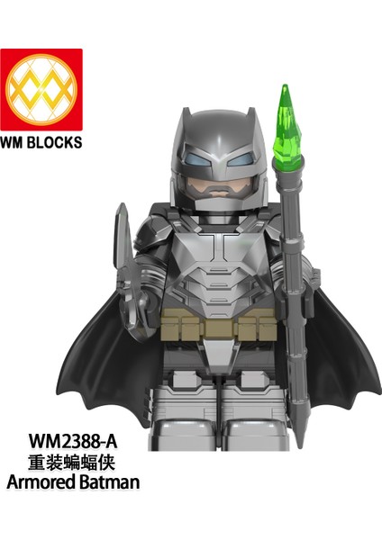 Tek Satış Dc Süper Kahraman Figürleri Yapı Taşları Zırhlı Batman Çocuk Koleksiyonu Hediye Oyuncaklar Için Tuğlaları Birleştirin WM2388 (Yurt Dışından)