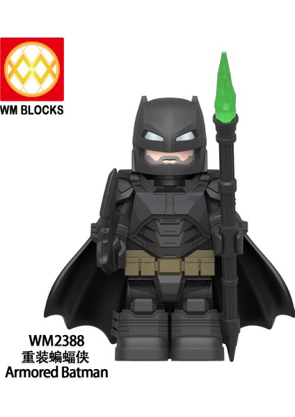 Tek Satış Dc Süper Kahraman Figürleri Yapı Taşları Zırhlı Batman Çocuk Koleksiyonu Hediye Oyuncaklar Için Tuğlaları Birleştirin WM2388 (Yurt Dışından)