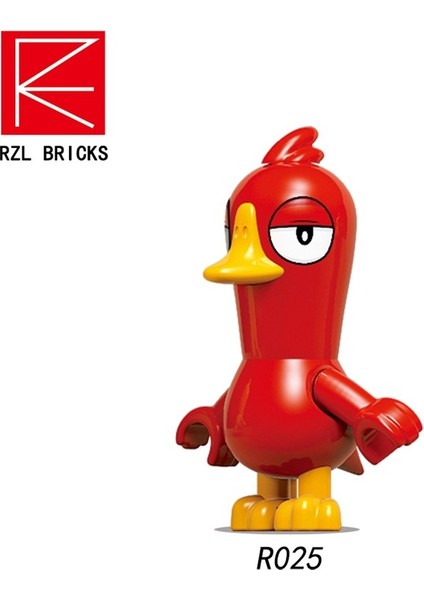 Tek Satış Kaz Kaz Ördek Yapı Taşları Oyunu Minifigures Çocuk Oyuncakları RZL0006 (Yurt Dışından)
