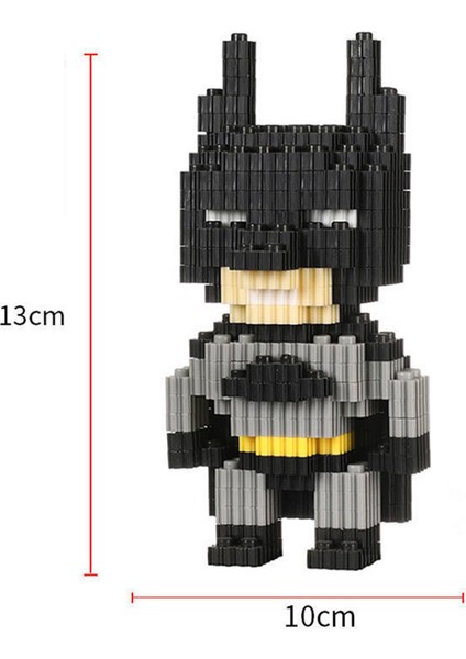 Mikro Anime Yapı Taşları Avengers Demir Adam Örümcek Adam Minifigure Montaj Oyuncak Inşaat Blokları Erkekler Için (Yurt Dışından)