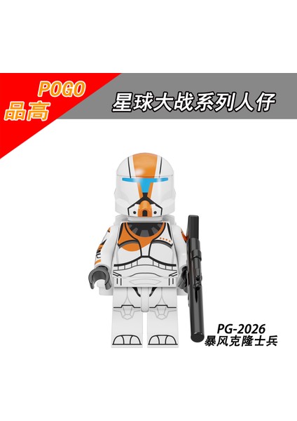 Tek Satış Yıldız Savaşı Figürleri Yapı Taşları Imperial Stormtrooper Klon Askerleri Çocuk Boys Koleksiyonu Hediye Oyuncaklar Için Tuğla Birleştirin PG8295 (Yurt Dışından)