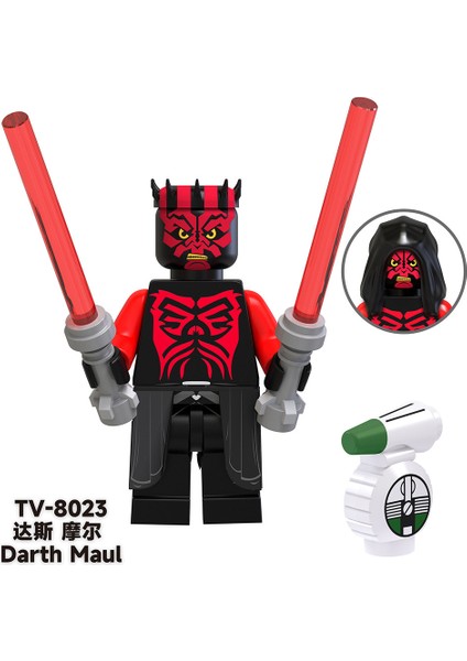 Tek Satış Yıldız Savaşı Figürleri Yapı Taşları Darth Maul Obi-Wan Rey Kylo Ren Clone Trooper Minifigures Çocuk Oyuncakları TV6104 (Yurt Dışından) fiyatları
