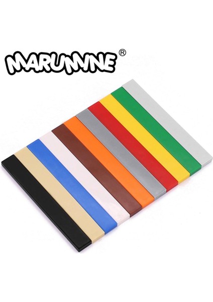 Marumine Moc Tuğla 4162 1x8 Kiremit Mimarisi 50 Adet Bloklar Zemin Montaj Toplu Parçalar Bina Model Seti Taban Aksesuarları (Yurt Dışından)