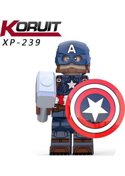 XP237-242 Avengers Süper Kahraman Kaptan Amerika Serisi Minifigures Yapı Taşı Tuğla Oyuncaklar Çocuklar Hediyeler (Yurt Dışından) indirimleri