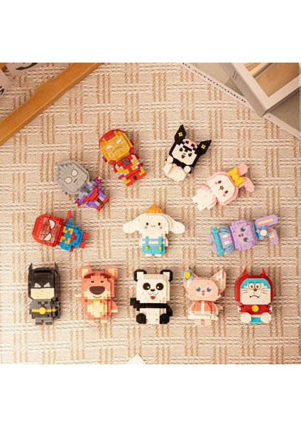 Sanrio Serisi Karikatür Yapı Taşları Çocuk Eğitici Montajlı Erkek ve Kız Oyuncakları (Yurt Dışından) fırsatları