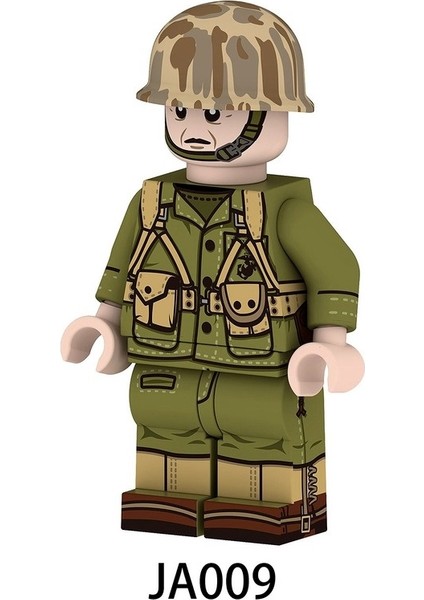 Yeşil Kedi Minifigures JA009-014 Deniz Piyadeleri, Usmc Kamuflaj Askeri Asker Yapı Taşları Çocuklar Için Oyuncaklar 颜色:JA014 (Yurt Dışından)