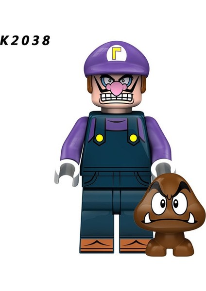 Pinshang Süper Mario Minifigures KDL805 ile Uyumlu Yapı Taşları Oyuncaklar (Yurt Dışından)
