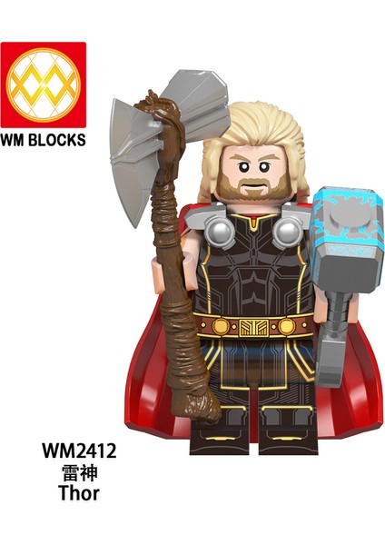 Tek Satış Marvel Yapı Taşları Rakamlar Thor Jane Foster Yıldız Lordu Beta Ray Bill Gol The Godslayer Minifigure Yapı Tuğlaları Çocuk Oyuncakları WM6146 (Yurt Dışından)
