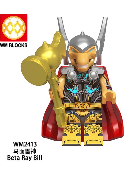 Tek Satış Marvel Yapı Taşları Rakamlar Thor Jane Foster Yıldız Lordu Beta Ray Bill Gol The Godslayer Minifigure Yapı Tuğlaları Çocuk Oyuncakları WM6146 (Yurt Dışından)