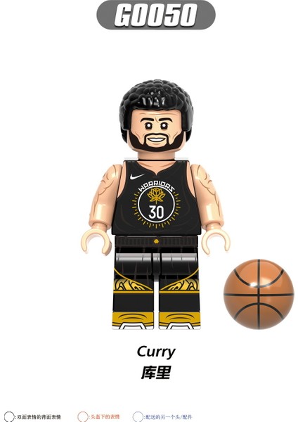 Adet/takım Nba Rakamlar Yapı Taşları Kobe Curry Jordan Durant Harden O Neal James Minifigures Çocuk Oyuncakları G0107 (Yurt Dışından) modelleri