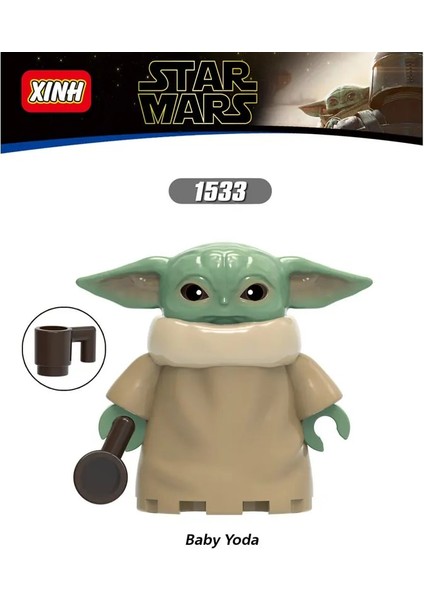 Tek Yıldız Savaşları Finn Lando Palpatine Bebek Yoda Koyu Rey Darth Vader Imparatorluğu Mekanik Robot Yapı Taşları Modeli Tuğla Oyuncaklar (Yurt Dışından)