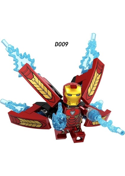 Süper Kahramanlar Thanos Sonsuzluk Dayağı Örümcek Demir Adam Yapı Taşları Minifigür Tuğlalar Oyuncak RENGI:D009 (Yurt Dışından)