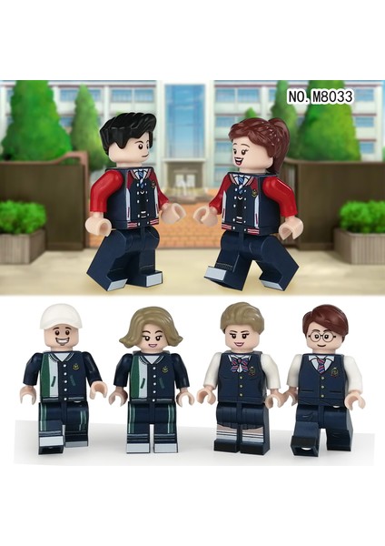6 Adet Okul Üniforması Minifigure Hediye Yaratıcı Yeni Oyuncak Yapı Taşları (Yurt Dışından) fiyatları