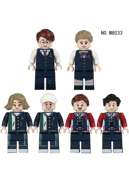 6 Adet Okul Üniforması Minifigure Hediye Yaratıcı Yeni Oyuncak Yapı Taşları (Yurt Dışından) indirimleri