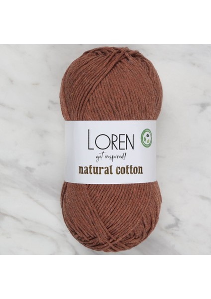 Loren Natural Cotton Tarçın El Örgü Ipi - R072