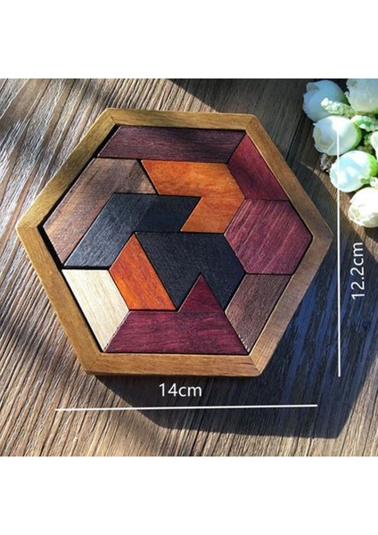 Komik Ahşap Tangram D Geometrik Şekil Bulmaca Oyunu Blokları Oyuncak Çocuklar Için (Yurt Dışından) modelleri
