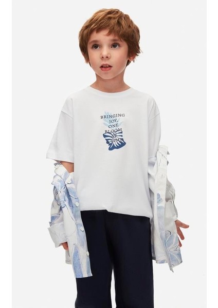 Erkek Çocuk Floral Tshirt 48504