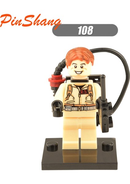Pinshang Hayalet Avcıları Minifigures Yapı Taşları Montajlı Eğitici Oyuncaklar Doğum Günü (Yurt Dışından)