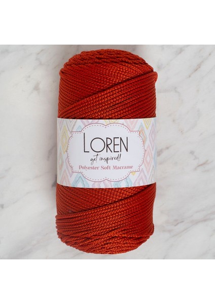 Loren Polyester Soft Macrame Tarçın El Örgü Ipi - LM012 - 34431