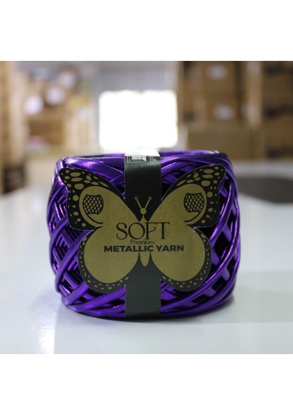 Metalik Örgü Ipi Navy Blue 4 Adet Fiyatıdır. 2 Parça Ip (30+30,40+20 Vb.)